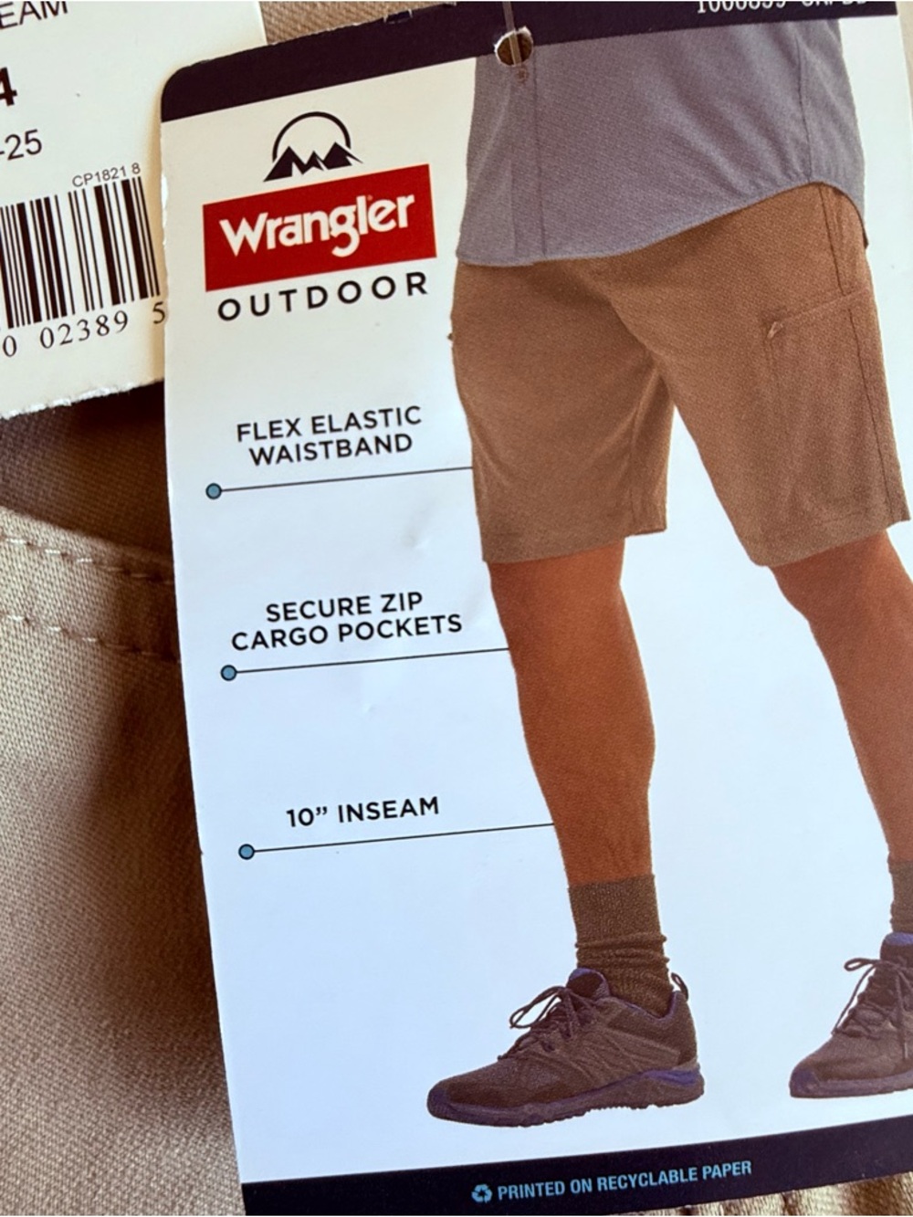 Men’s Wrangler Outdoor Shorts Size 44